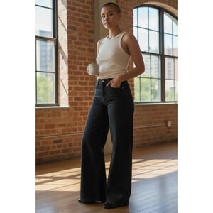 NWT Levi's "94" Baggy Wide Leg Jeans Size: 27 x31 Color: Black